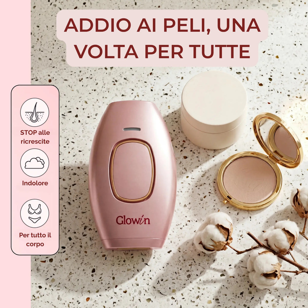 Glowin IPL - Epilatore a Luce Pulsata